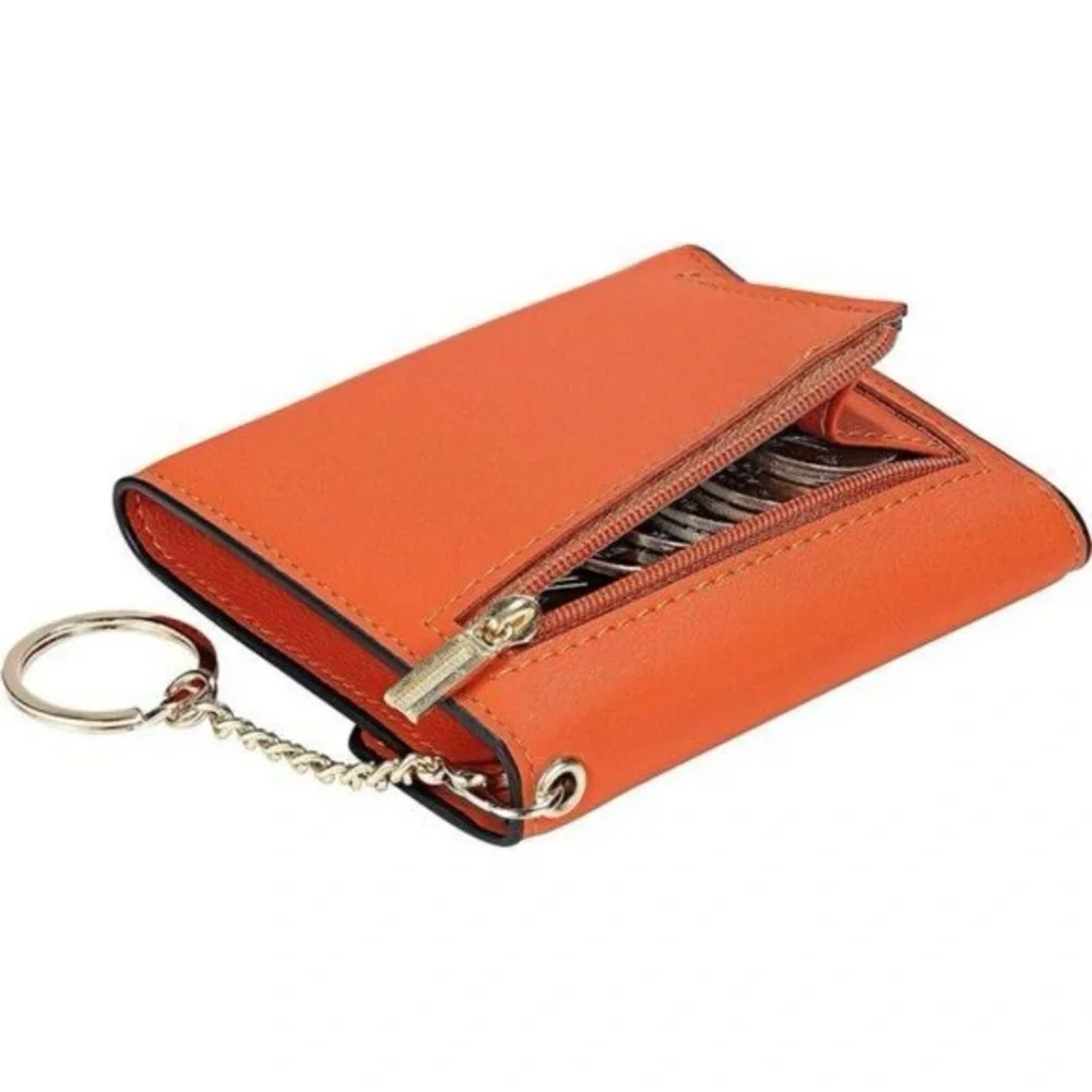 Like New! RFID Blocking Women's Trifold Wallet w/Zipper Pocket & Card Holder